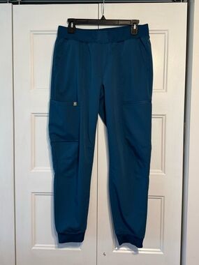 Fabletics Caribbean Blue Scrub Joggers